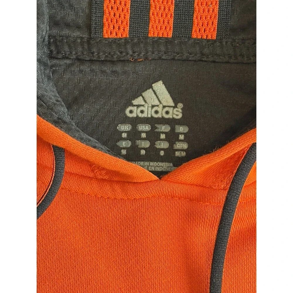 Adidas Running Hoodie Medium Mens Orange 116th Boston Marathon 2012 High Vis EUC